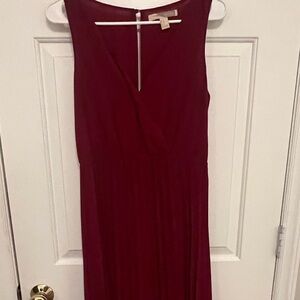 Floor Length Red Dress